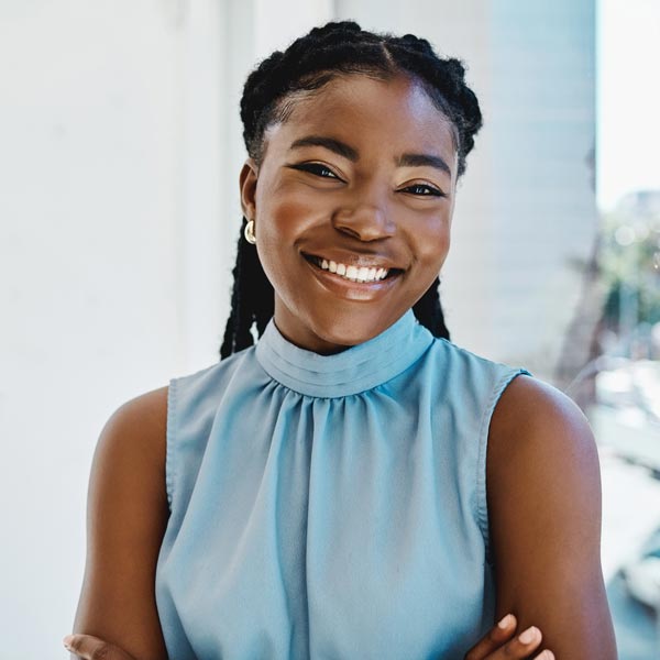 smiling young woman